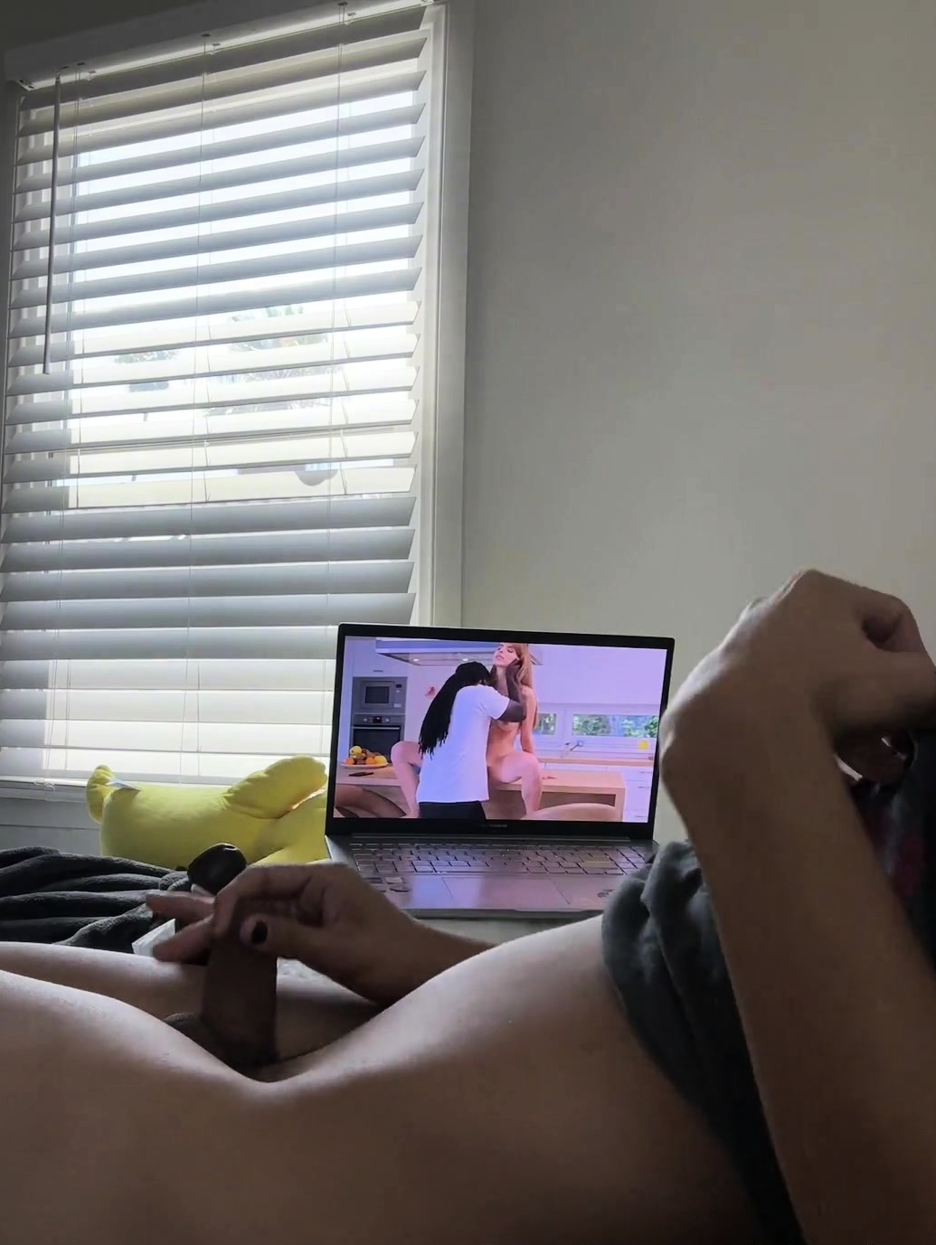 Young Twink Enjoys Solo Handjob in Private Room