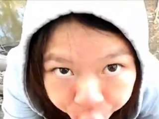 Asian Amateur Couple’s Blowjob and Cum Swallowing Extravagan