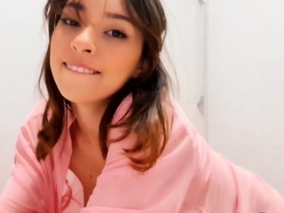 Striptease and JOI in English by Tattooed Teen on Webcam