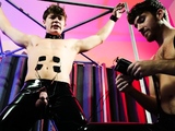 E Stim Abs Twitch in Pleasure Pain