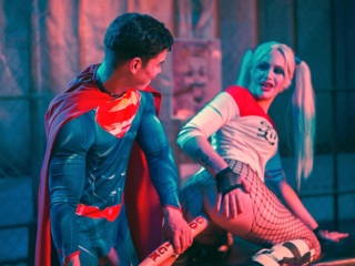 Superman Shoves Harley Quinns Bat into His Anus
