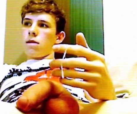 Young Twink Enjoys Solo Session
