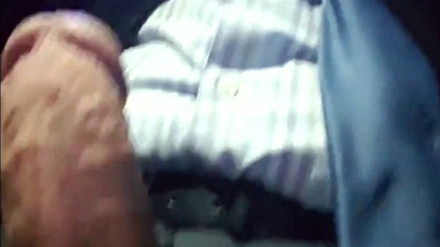 Chubby Daddy Enjoys Solo Pleasure on a Public Bus