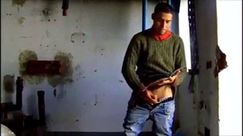 Brown Amateur Guy Performs Solo Handjob in Private Room