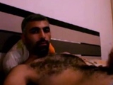 Hairy Horny Daddy Strokes His Big Cock