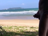 Outdoor Beach Fun with a Big Cock