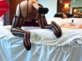 Floozy Jezebelle Anal Orgasm With Huge Dildo