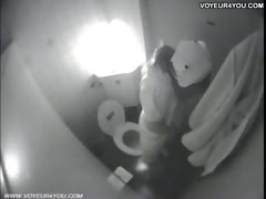 Toilet Masturbation Secretly Captured By Spycam