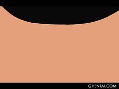 Hentai teen sweetie rubbing and fingering her wet cunt