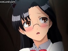 Innocent brunette anime hoe sucks cock part5