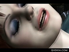 Horny redhead hentai siren pussy nailed by monsters