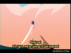 Sexy hentai nurse gets bonded and ass fucked with beads