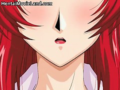 Nasty redhead sexy body anime babe gets part2