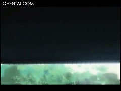 Naked hentai girl jumping horny cock and hitting hard balls