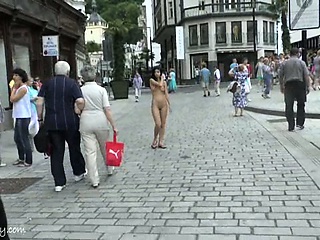 Sweet Shy Teen Nikola Naked On Public Streets