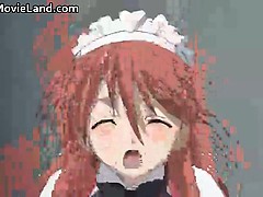 Innocent little anime brunette babe part1
