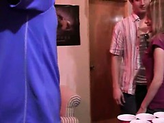 College groupsex banging at the Party