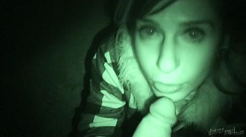 Nightvision Roadside Fucking