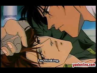 Two Hentai Gays Having Hot Kiss