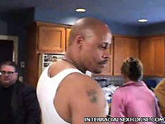 Busty Blonde Alicia Interracial Banging
