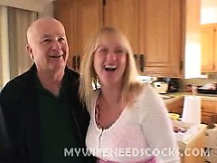 This outrageously horny wife came to us for her cock fix.
