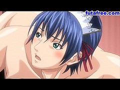 Hentai babe fucked by futagirl fat cock
