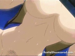 Saucy hentai girl getting tight pussy fucked and licked