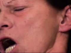 Fat Gilf fucks herself with a dildo