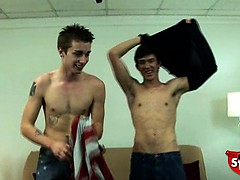 Watch as these two straight boys push their limits for cash.