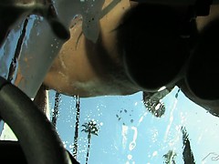 Adan Killian gets soapy and kinky while washing his car