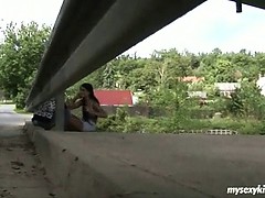 Double roadside feature