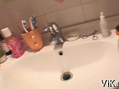 Sexy minx groans from orgasm