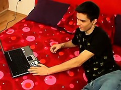 Home alone with nothing to do Jake Idol jerks out a cum