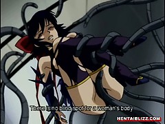 Warrior hentai caught and screwed all hole by tentacles