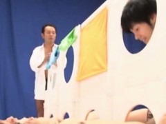 Japanese babes in weird fucking contest