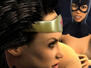 3D Wonder Woman Gets Licked And Toyed By Catwoman 3D Wonder Woman Gets Licked And Toyed By Catwoman