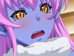 Huge melon boobs hentai threesome fucking and squirting milk