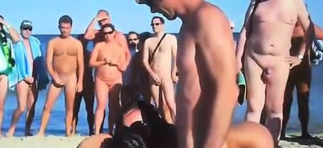 Swingers Making Love At The Beach