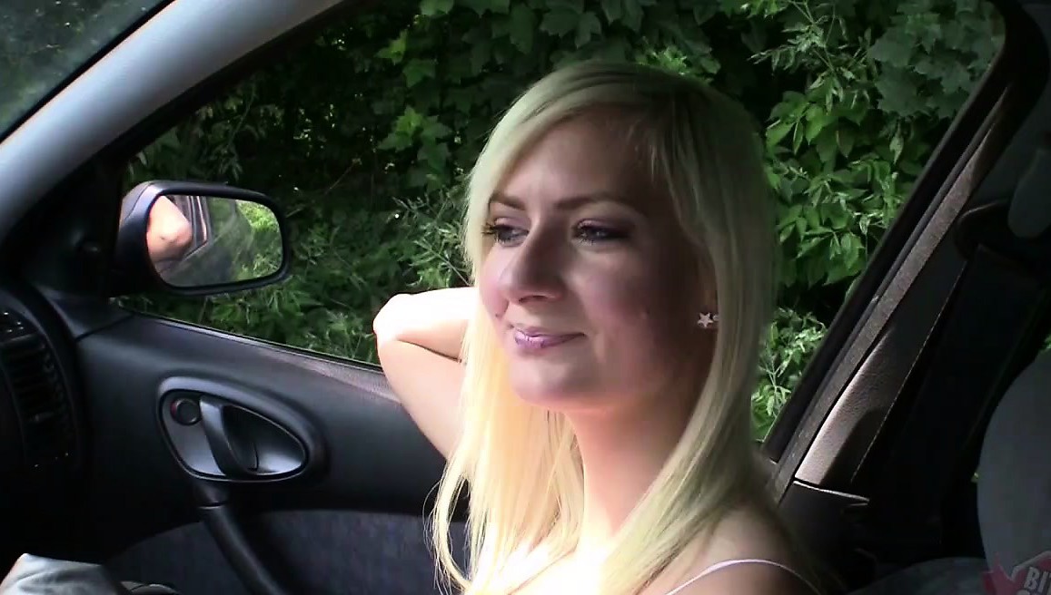 Bitch STOP - Squirting blonde fucked in the car