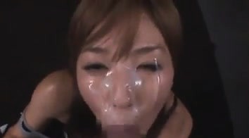 Naughty Asian Gets A Facial POV