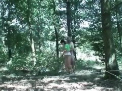 Grandpa fucked me in the woods