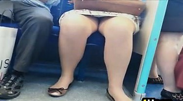 Upskirt On The Subway