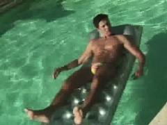 Cock Sucking Muscled Hunks By The Pool