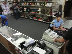 Lady Police Tries To Pawn Her Gun