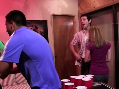 Beer Pong Party Leads To Girls Flashing nice tits