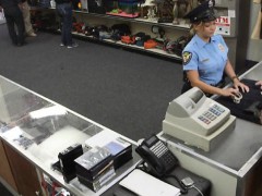 Ms Police Officer with big boobs got fucked with pawn man