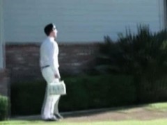 Sexy teen brunette fuckes  hard cock in milk