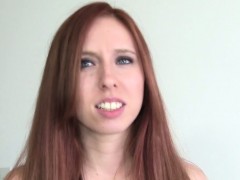 Tricked natural redhead gets rammed