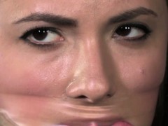 Cat play bdsm sub Casey Calvert whipped