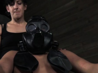  Submissive Panicing In A Gasmask...